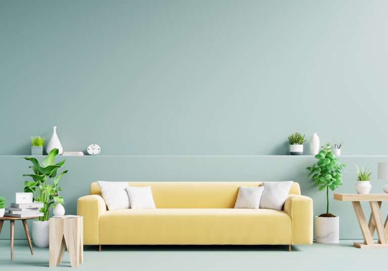 light-green-living-room-interior-with-yellow-fabric-sofa-lamp-plants-empty-min
